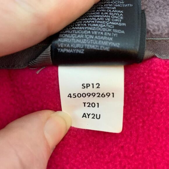 The North Face Women's Full Zip Fleece Jacket in Pink Gray Size Large - Picture 7 of 8